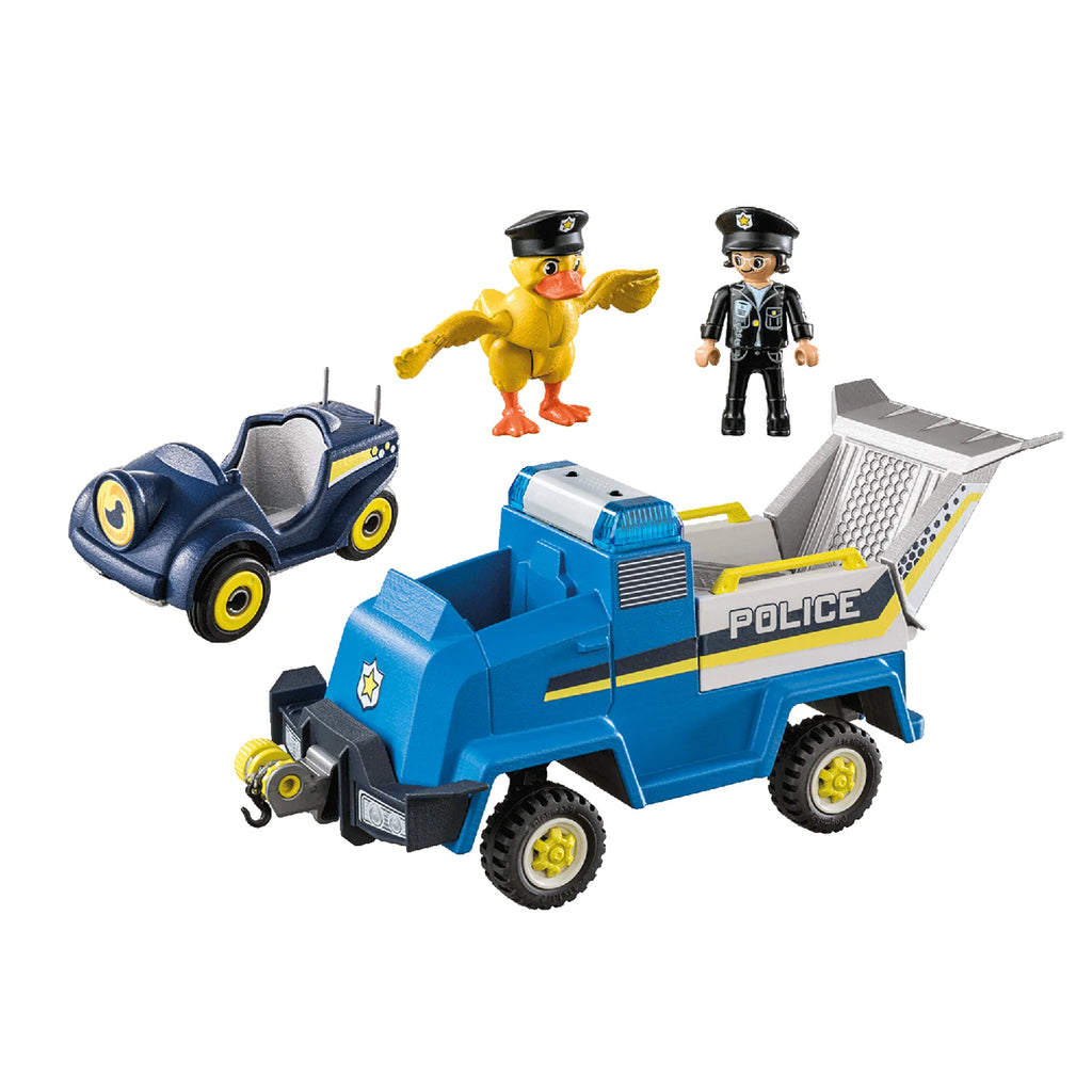 MASINA DE POLITIE - PLAYMOBIL DUCK ON CALL (PM70915) - Libelula Vesela - Jucarii