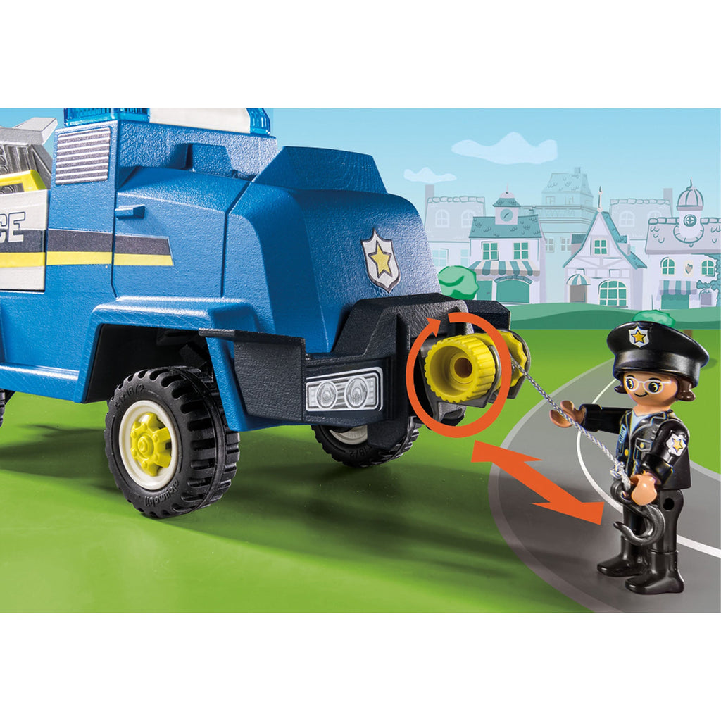 MASINA DE POLITIE - PLAYMOBIL DUCK ON CALL (PM70915) - Libelula Vesela - Jucarii