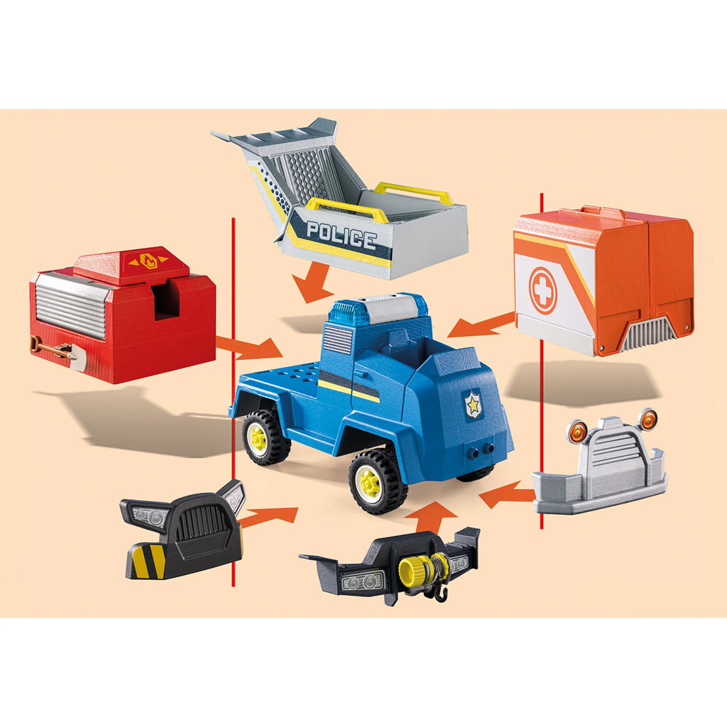 POLICE CAR - PLAYMOBIL DUCK ON CALL (PM70915)