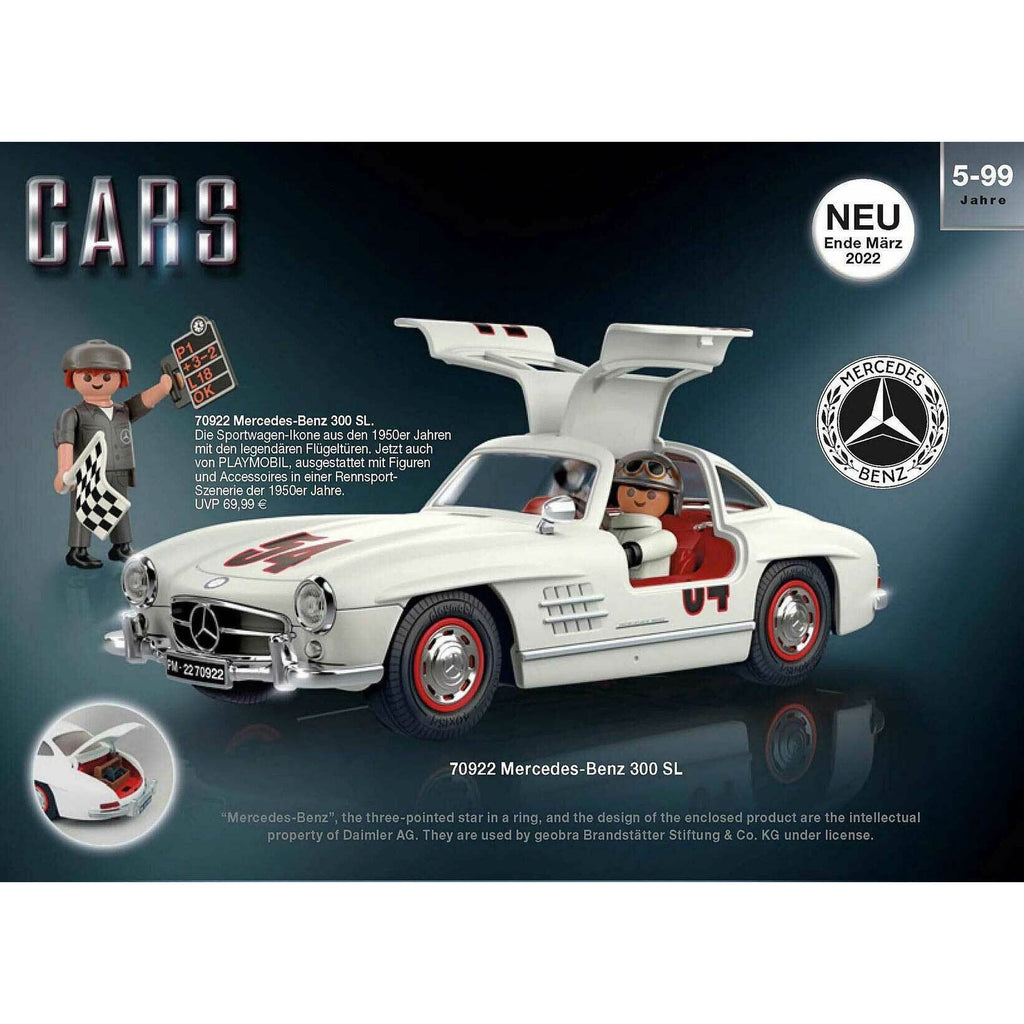 MERCEDES 300 SL W198 - PLAYMOBIL (70922) - Libelula Vesela - Jucarii
