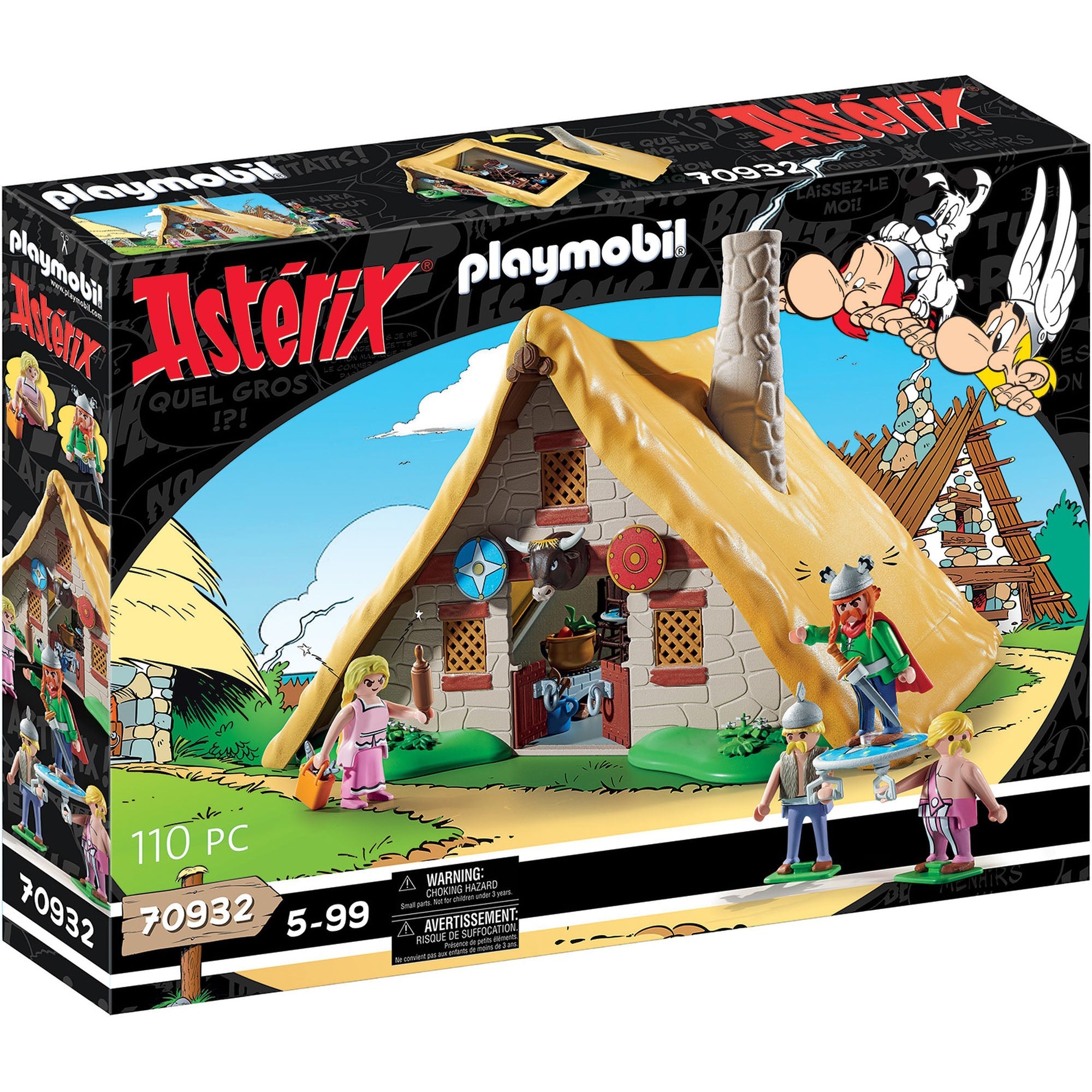 ASTERIX SI OBELIX - CASA LUI VITALSTATISTIX - PLAYMOBIL ASTERIX (PM70932) - Libelula Vesela - Jucarii