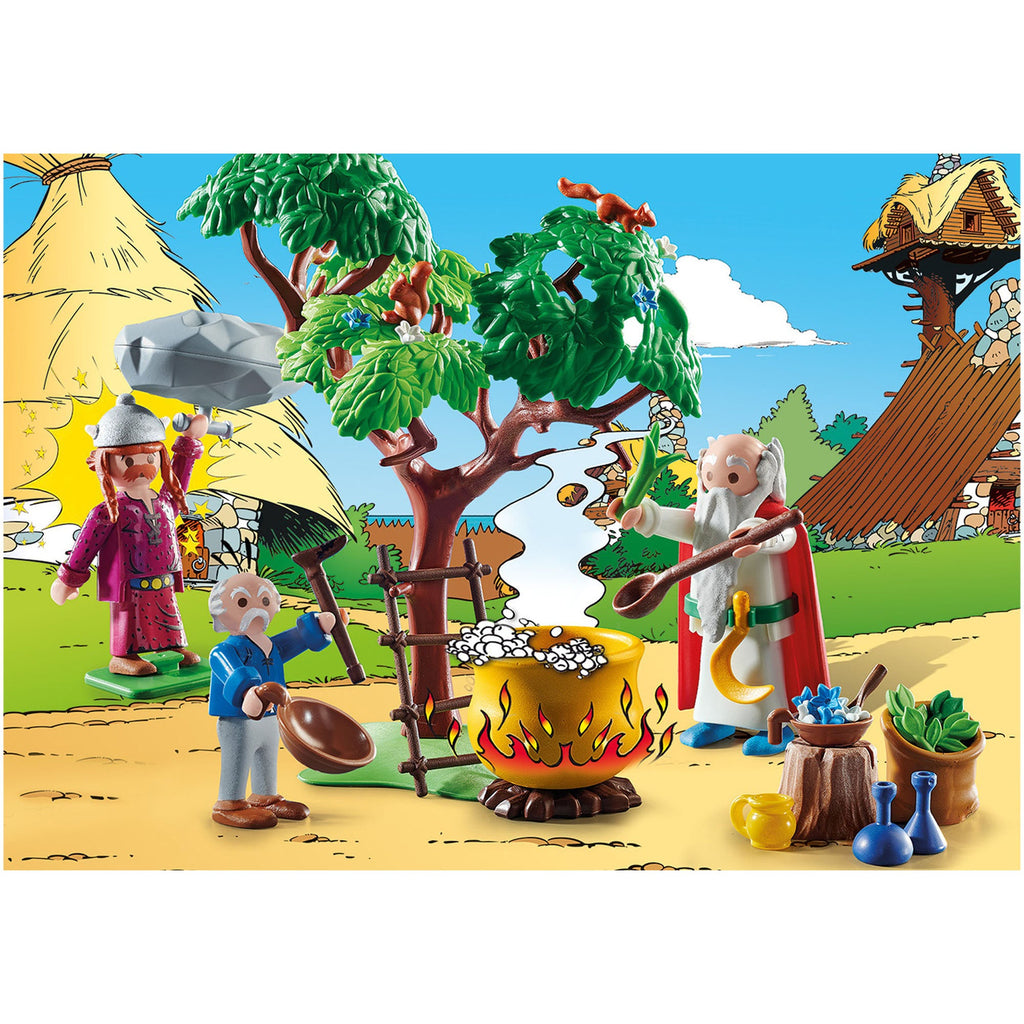 ASTERIX SI OBELIX - GETAFIX CU POTIUNEA MAGICA - PLAYMOBIL ASTERIX (PM70933) - Libelula Vesela - Jucarii