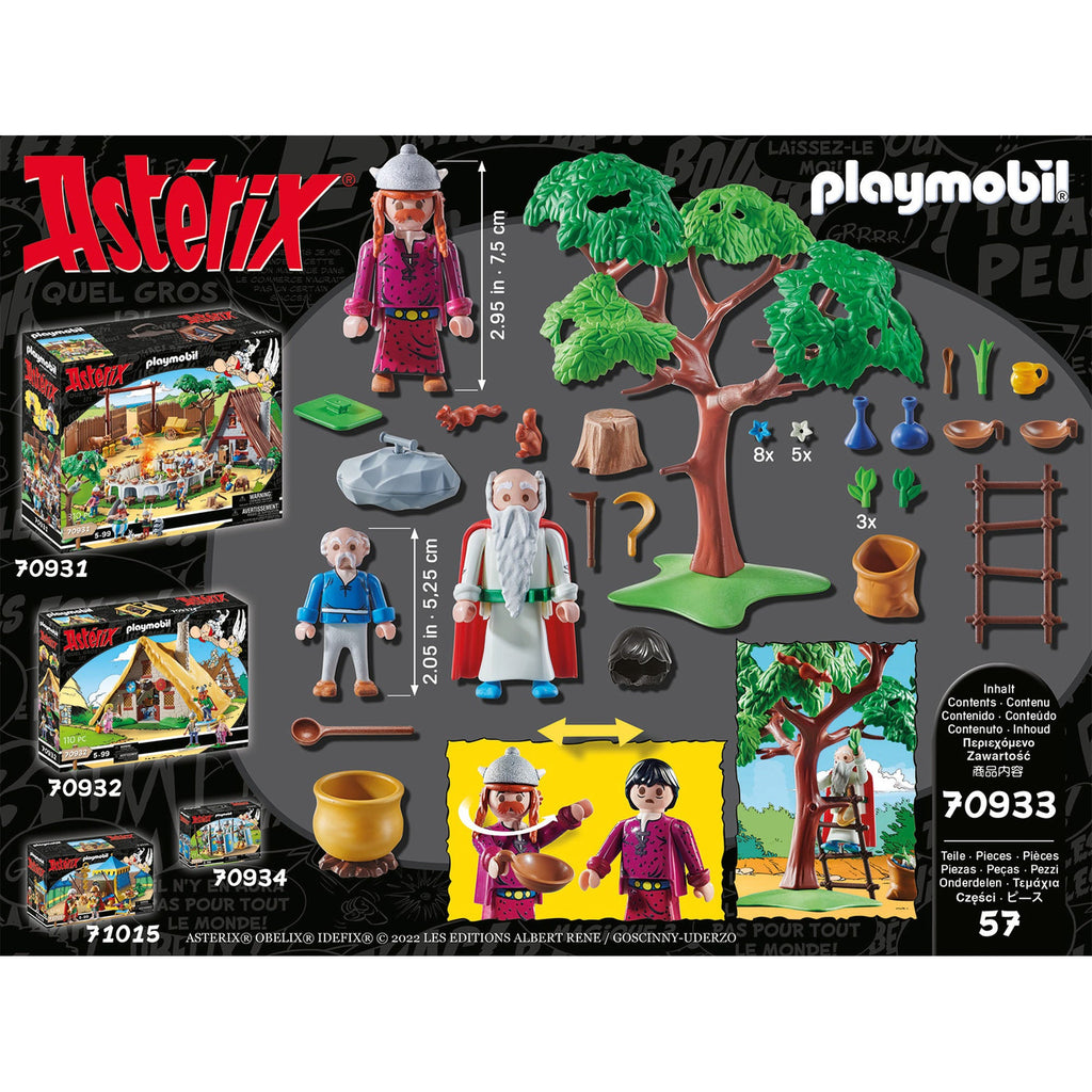 ASTERIX SI OBELIX - GETAFIX CU POTIUNEA MAGICA - PLAYMOBIL ASTERIX (PM70933) - Libelula Vesela - Jucarii