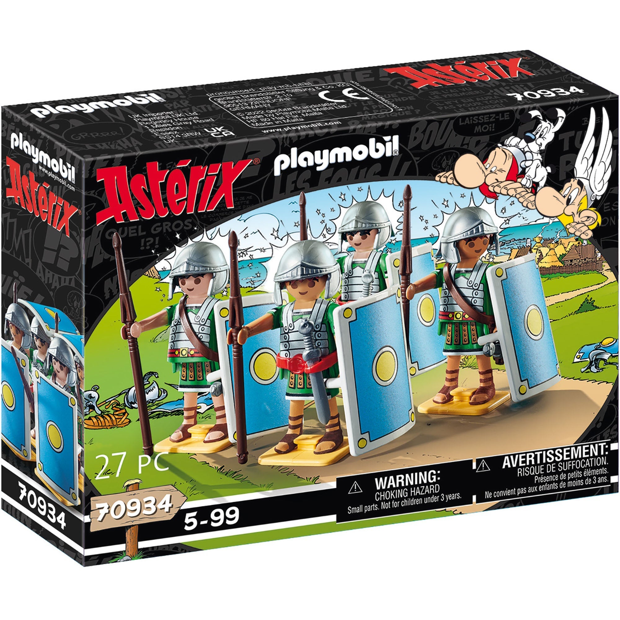 ASTERIX SI OBELIX - SOLDATI ROMANI - PLAYMOBIL ASTERIX (PM70934) - Libelula Vesela - Jucarii