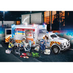 AMBULANTA CU LUMINI SI SUNETE - PLAYMOBIL CITY ACTION (PM70936) - Libelula Vesela - Jucarii