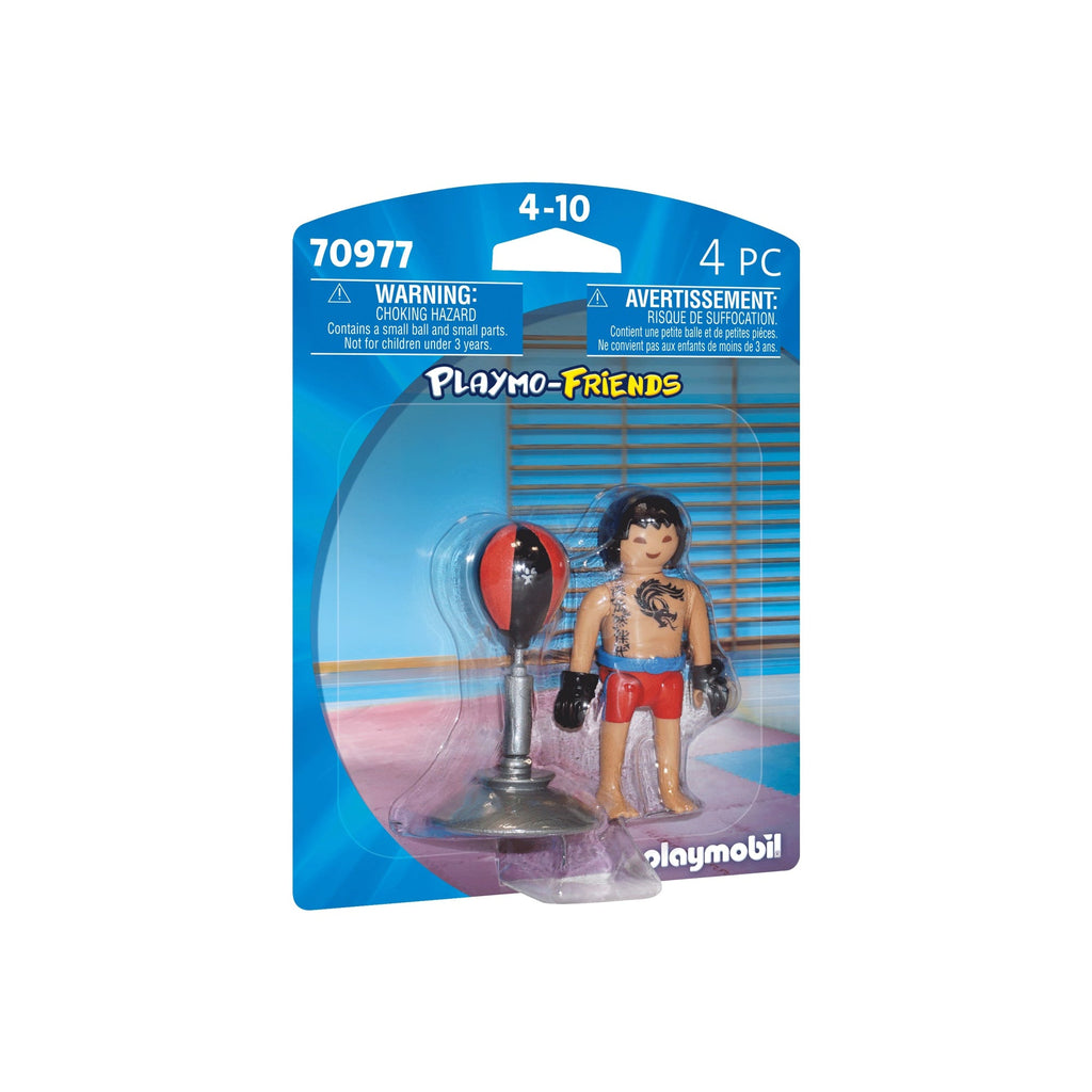 FIGURINA LUPTATOR DE BOX - PLAYMOBIL FIGURES (PM70977) - Libelula Vesela - Jucarii