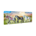 PLAYMOBIL - SET 3 CAI: FRIZIAN, KNABSTRUPPER, ANDALUZ - PLAYMOBIL (PM70999) - Libelula Vesela - Jucarii