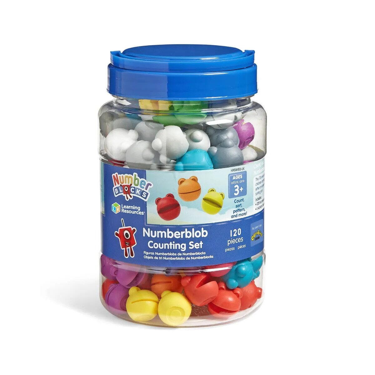 SET NUMBERBLOCKS PENTRU SORTAT SI NUMARAT  - NUMBERBLOB - HAND2MIND (HM94490-UK) - Libelula Vesela - Jucarii