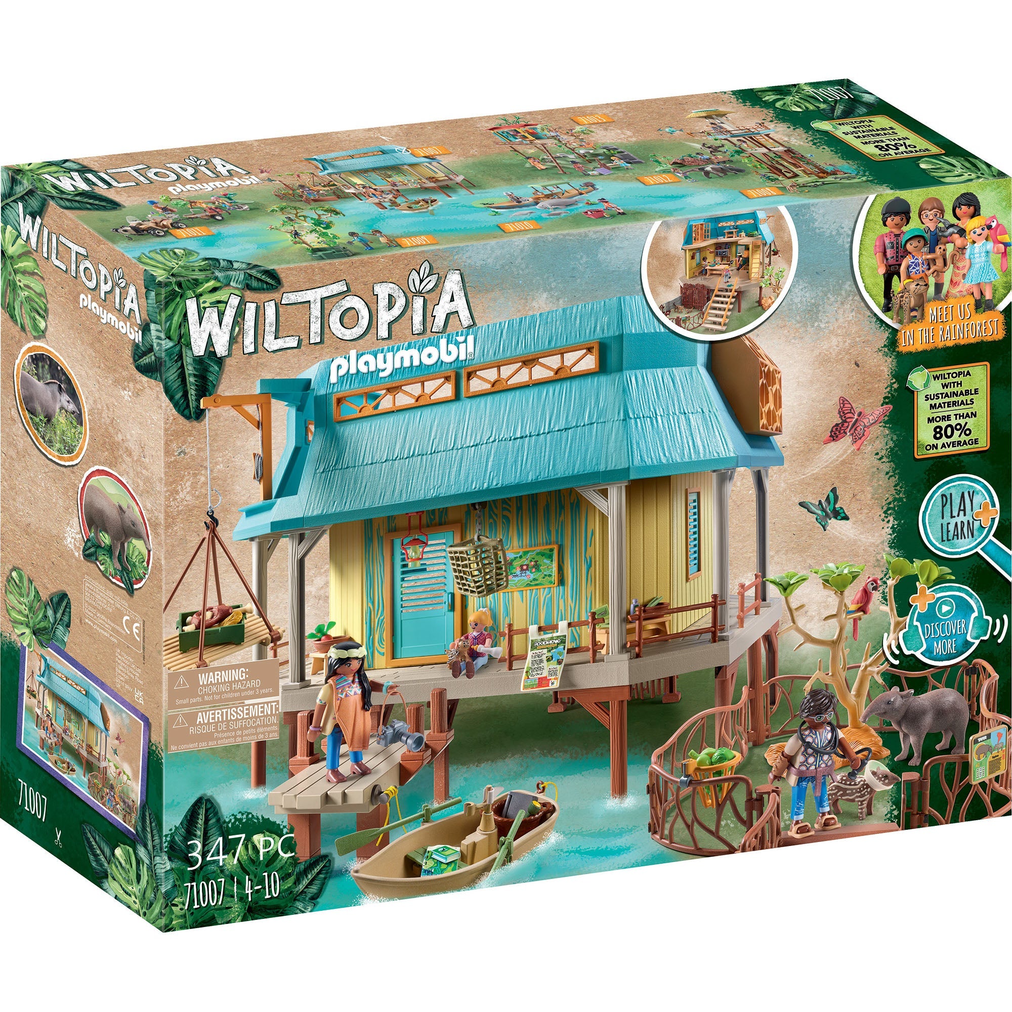CLINICA PENTRU ANIMALE - PLAYMOBIL WILTOPIA (PM71007) - Libelula Vesela - Jucarii