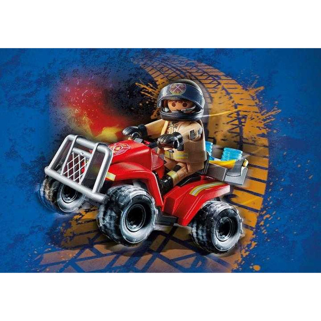 VEHICUL PULLBACK POMPIERI - PLAYMOBIL (PM71090) - Libelula Vesela - Jucarii