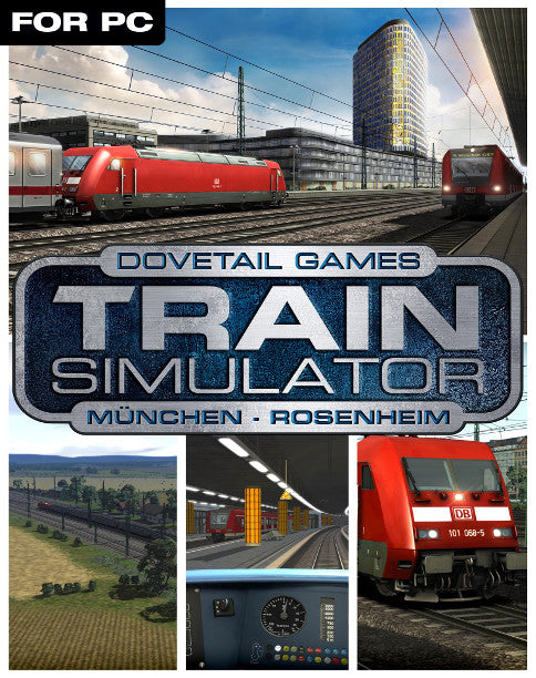 TRAIN SIMULATOR - MUNICH - ROSENHEIM ROUTE ADD-ON (DLC) - STEAM - PC - EU Libelula Vesela Jocuri video