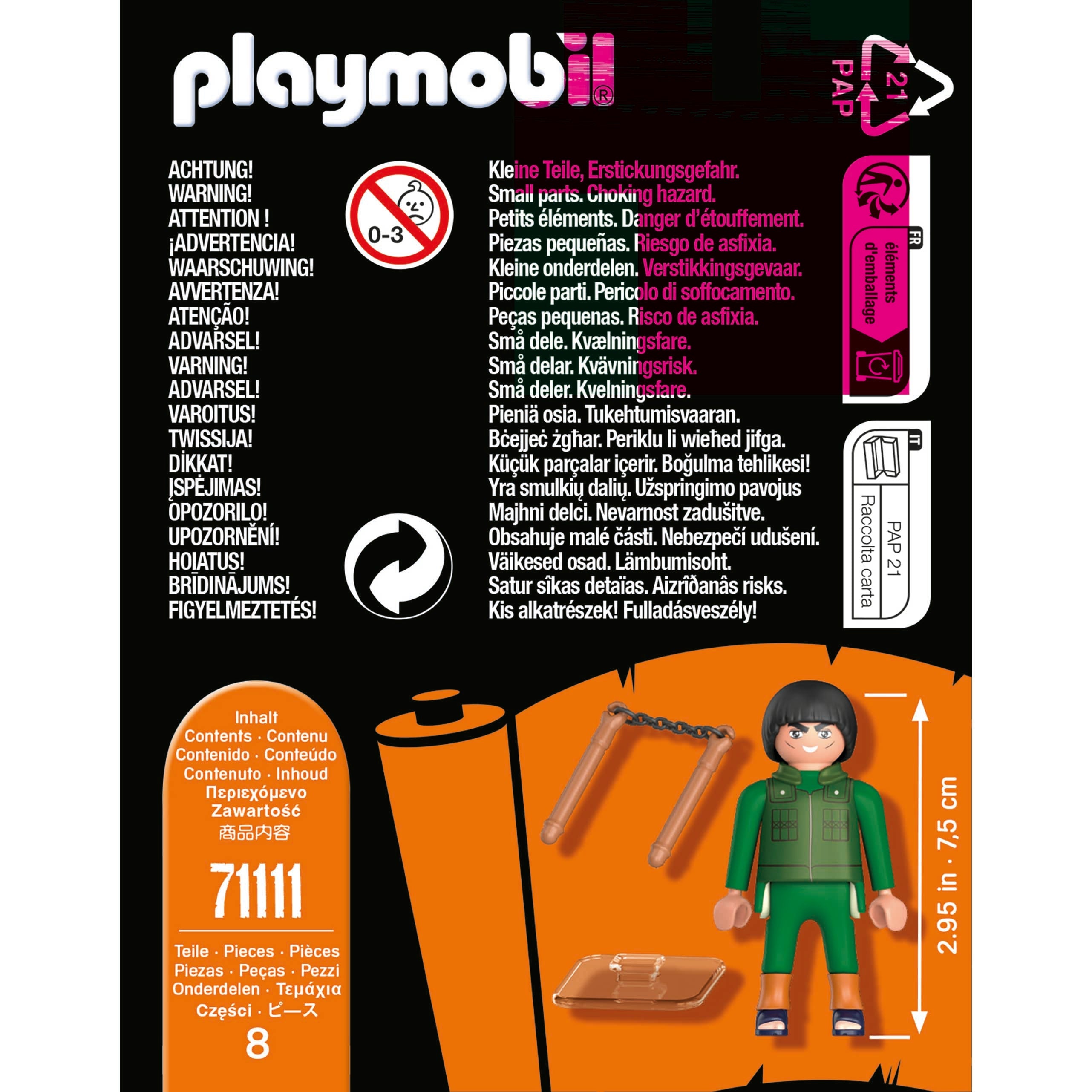 GUY - PLAYMOBIL NARUTO (PM71111) - Libelula Vesela - Jucarii