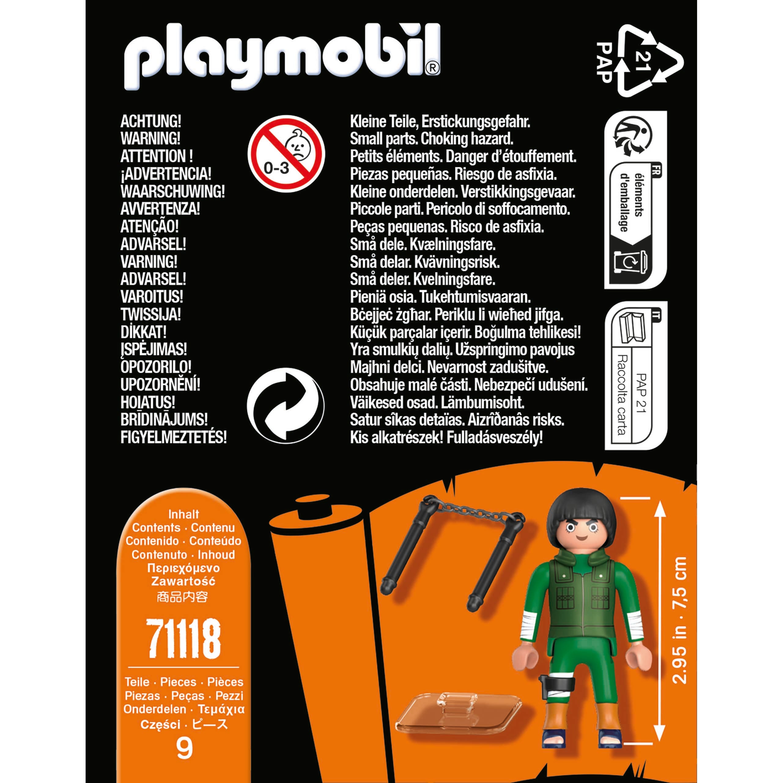 ROCK LEE - PLAYMOBIL NARUTO (PM71118) - Libelula Vesela - Jucarii