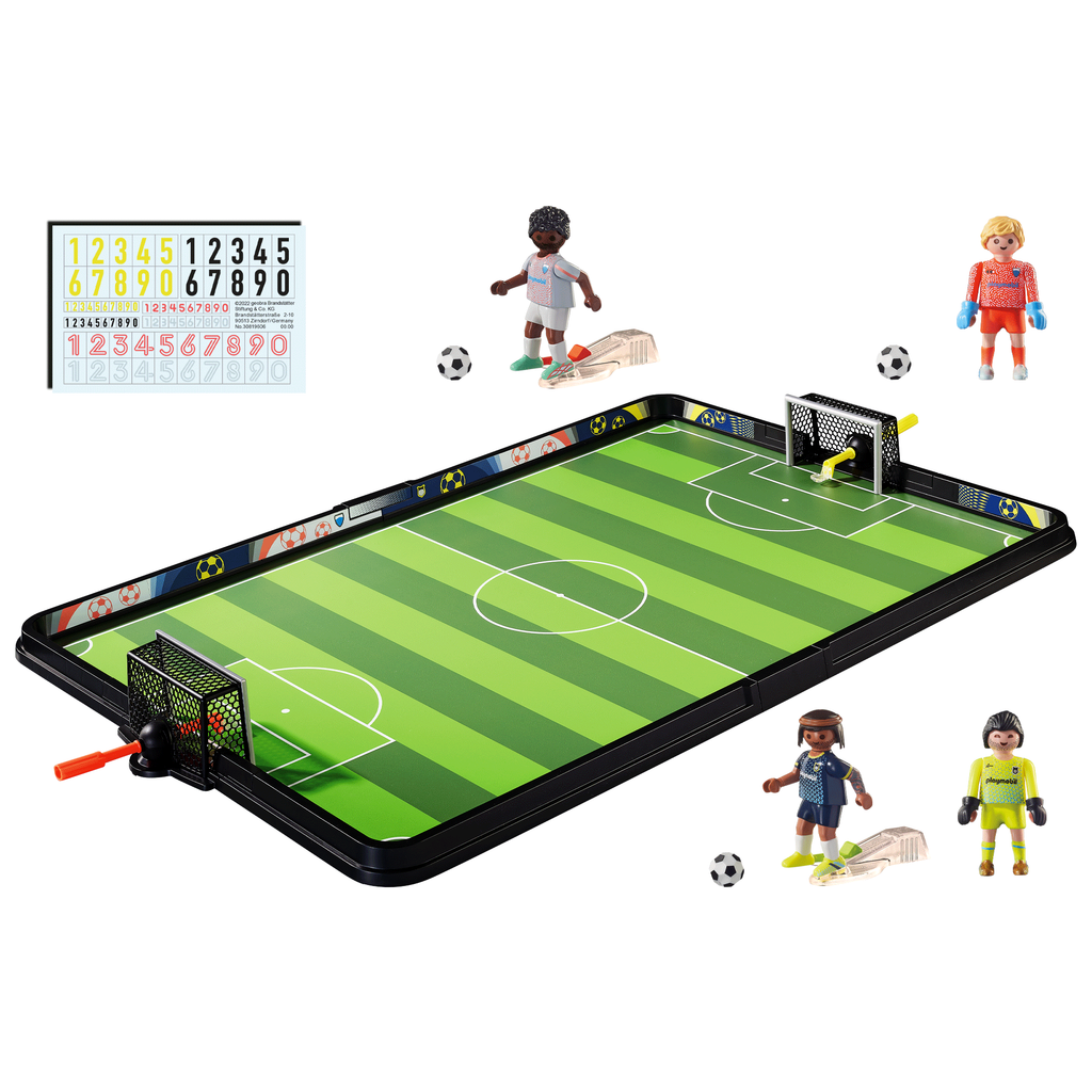 STADION DE FOTBAL - PLAYMOBIL SPORTS & ACTION (PM71120) - Libelula Vesela - Jucarii