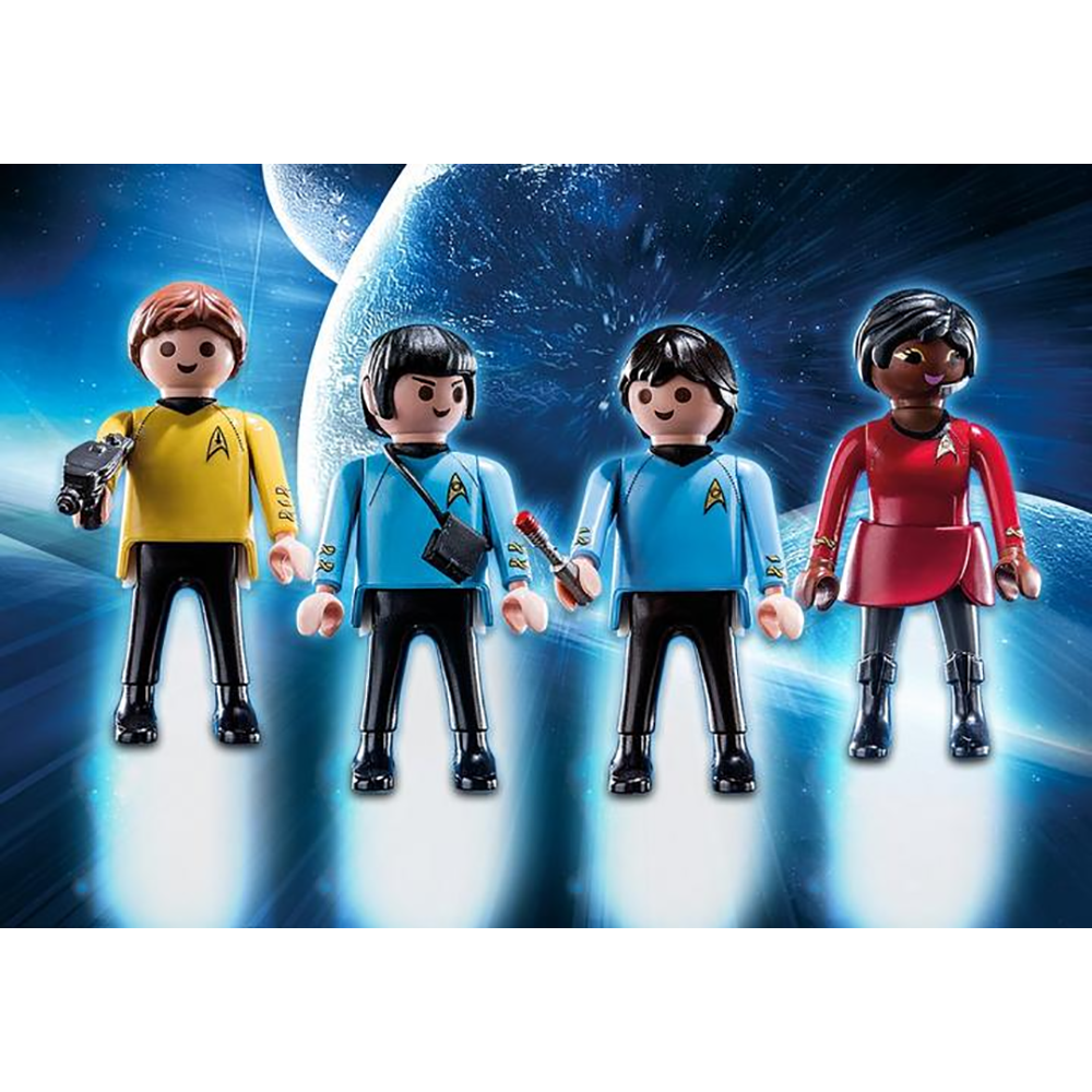 SET 4 FIGURINE DE COLECTIE STAR TREK - PLAYMOBIL STARTREK (PM71155) - Libelula Vesela - Jucarii