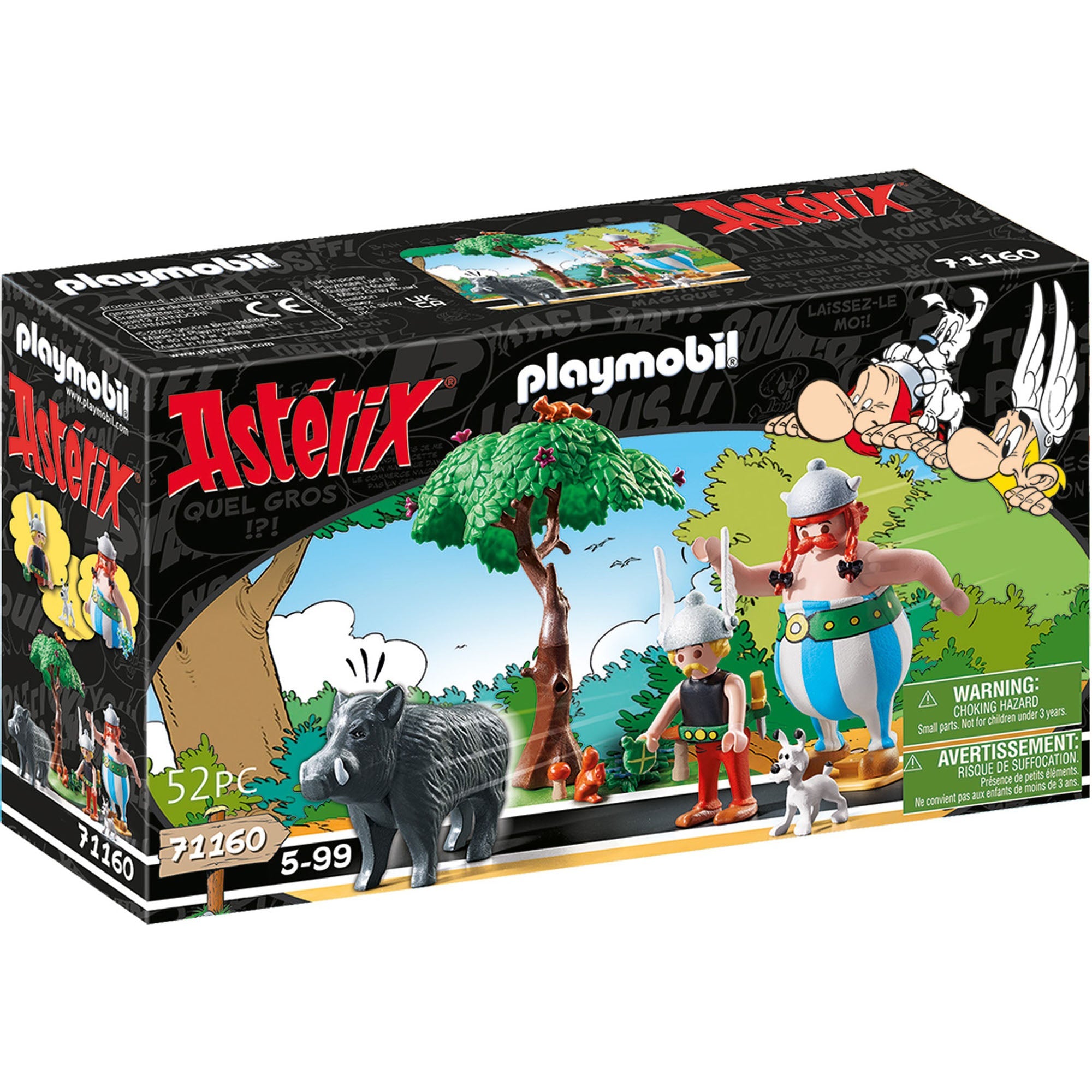 ASTERIX - VANATOAREA PORCULUI SALBATIC - PLAYMOBIL ASTERIX (PM71160) - Libelula Vesela - Jucarii