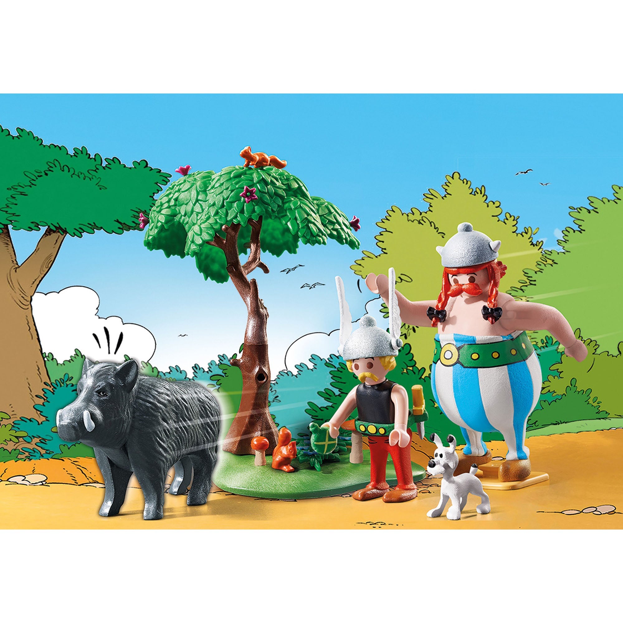 ASTERIX - VANATOAREA PORCULUI SALBATIC - PLAYMOBIL ASTERIX (PM71160) - Libelula Vesela - Jucarii