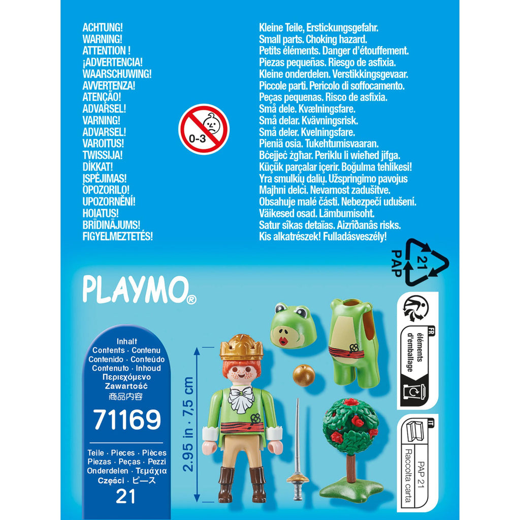 FIGURINA PRINT CU COSTUM DE BROASCA - PLAYMOBIL FIGURES (PM71169) - Libelula Vesela - Jucarii