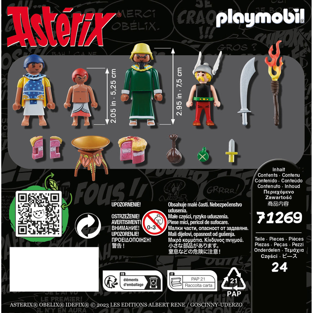 ASTERIX - PRAJITURA OTRAVITA A LUI ARTIFIS - PLAYMOBIL ASTERIX (PM71269) - Libelula Vesela - Jucarii