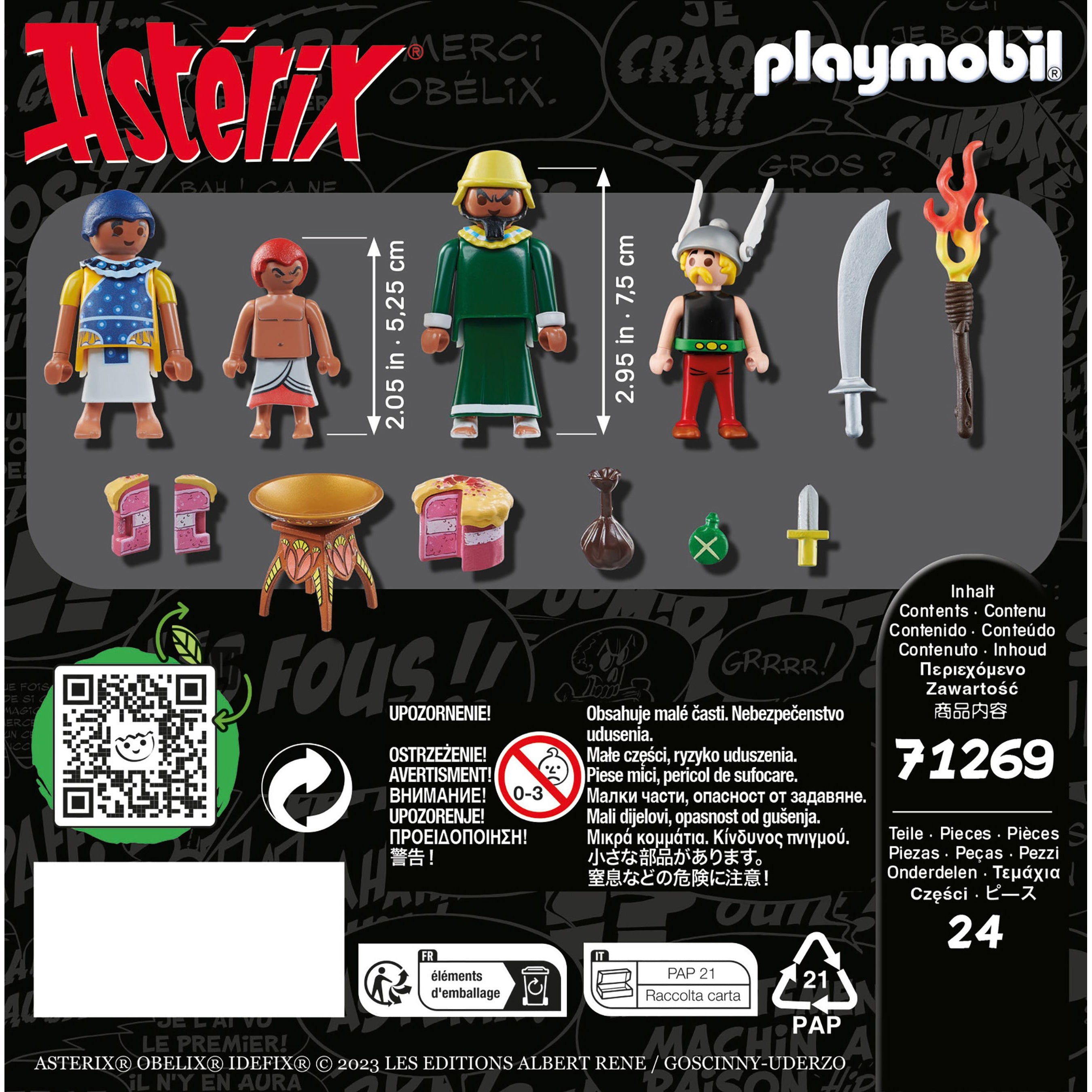 ASTERIX - PRAJITURA OTRAVITA A LUI ARTIFIS - PLAYMOBIL ASTERIX (PM71269) - Libelula Vesela - Jucarii