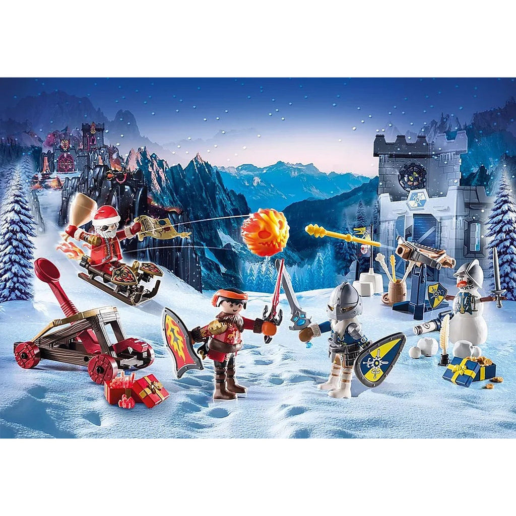 CALENDAR CRACIUN - NOVELMORE BATAIE CU ZAPADA - PLAYMOBIL CHRISTMAS (PM71346) - Libelula Vesela - Jucarii