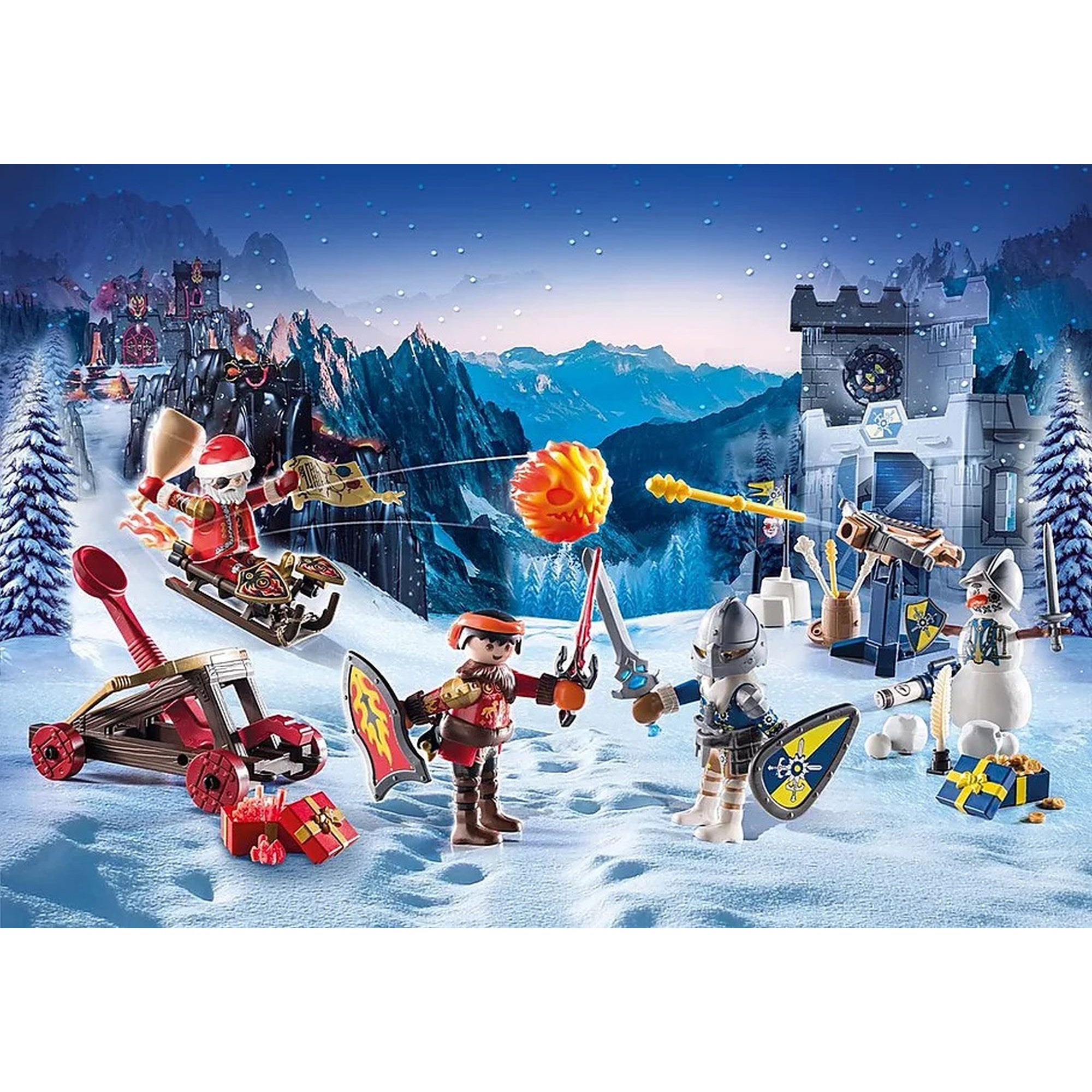 CALENDAR CRACIUN - NOVELMORE BATAIE CU ZAPADA - PLAYMOBIL CHRISTMAS (PM71346) - Libelula Vesela - Jucarii
