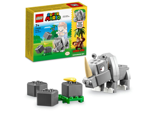 SET DE EXTINDERE - RINOCERUL RAMBI - LEGO SUPER MARIO - LEGO (71420) - Libelula Vesela - Jucarii