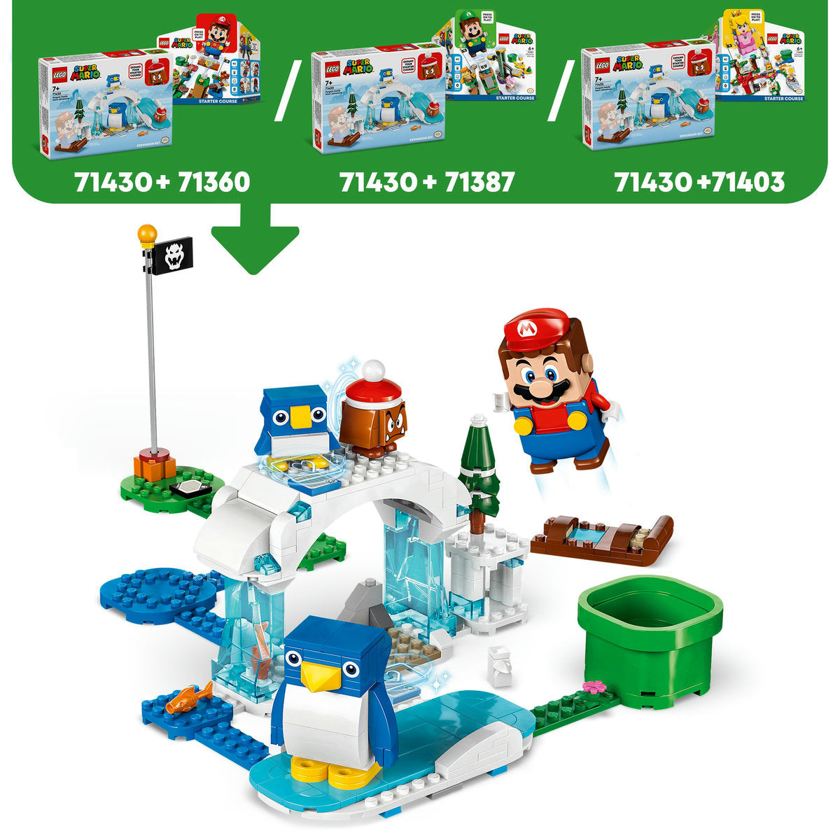 SET DE EXTINDERE: AVENTURA PINGUINILOR IN ZAPADA - LEGO SUPER MARIO - LEGO (71430)
