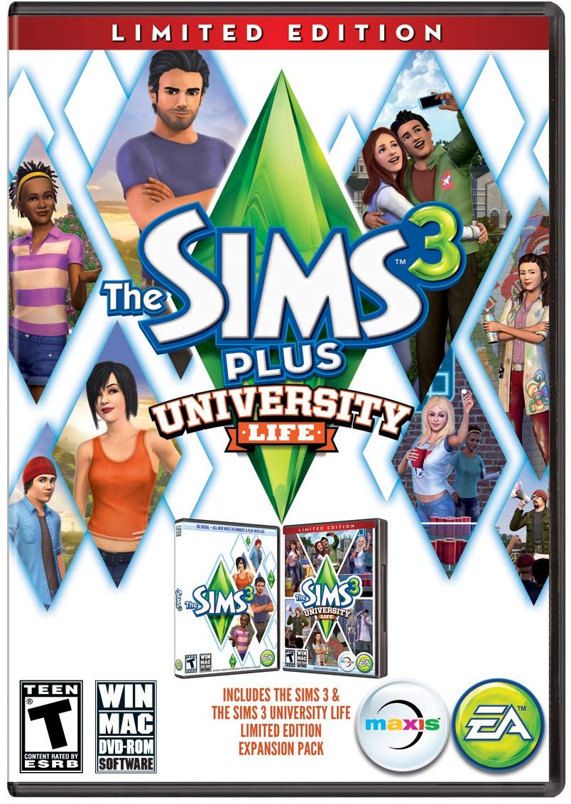 THE SIMS 3 PLUS UNIVERSITY LIFE - ORIGIN - WORLDWIDE - MULTILANGUAGE - PC - Libelula Vesela - Jocuri video