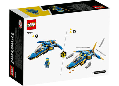 AVIONUL EVO AL LUI JAY - LEGO NINJAGO - LEGO (71784) - Libelula Vesela - Jucarii