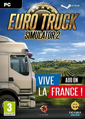 EURO TRUCK SIMULATOR 2 - VIVE LA FRANCE! - STEAM - WORLDWIDE - MULTILANGUAGE - PC - Libelula Vesela - Jocuri video