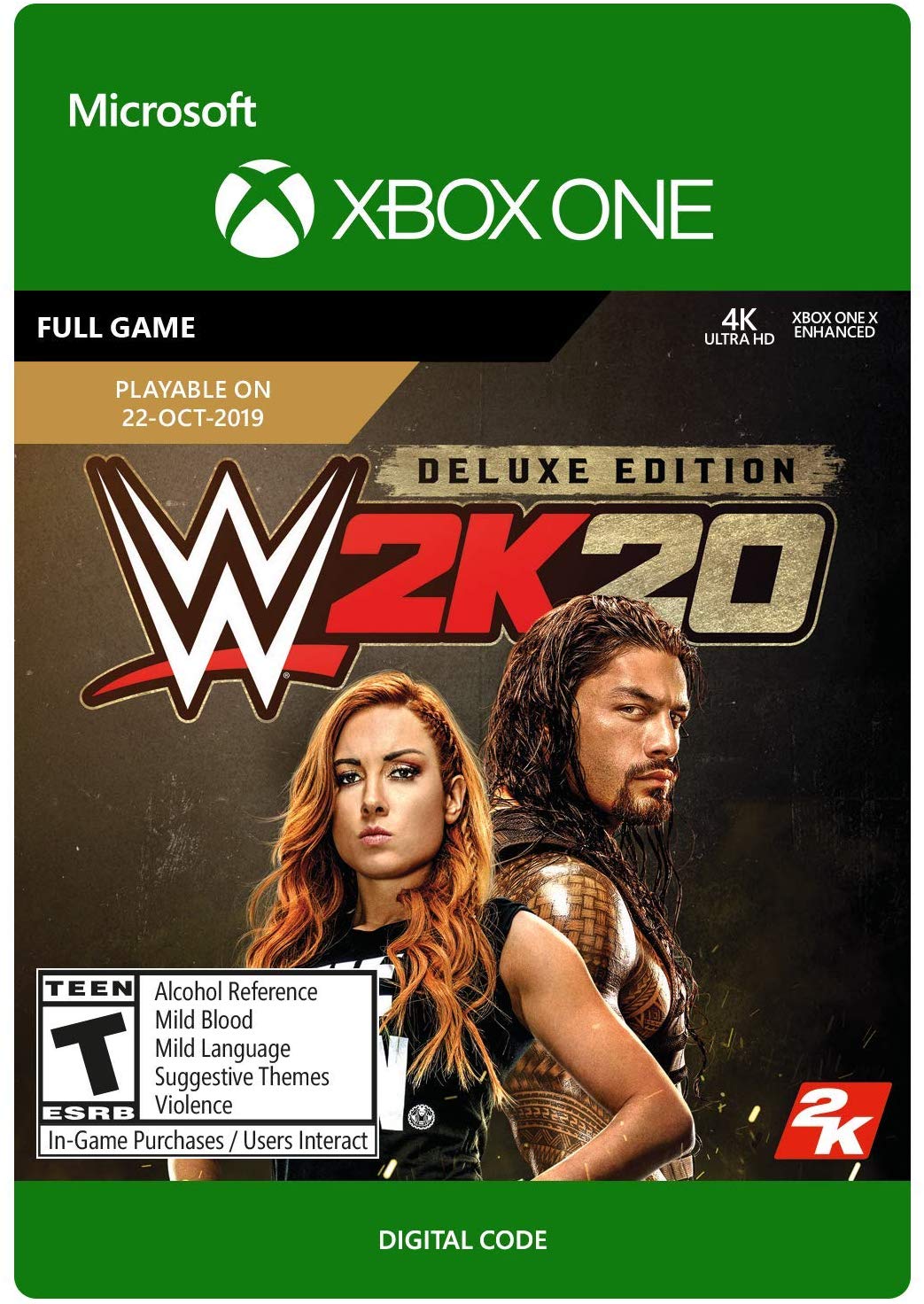 WWE 2K20 STANDARD EDITION - XBOX ONE - XBOX LIVE - MULTILANGUAGE - WORLDWIDE - Libelula Vesela - Jocuri video
