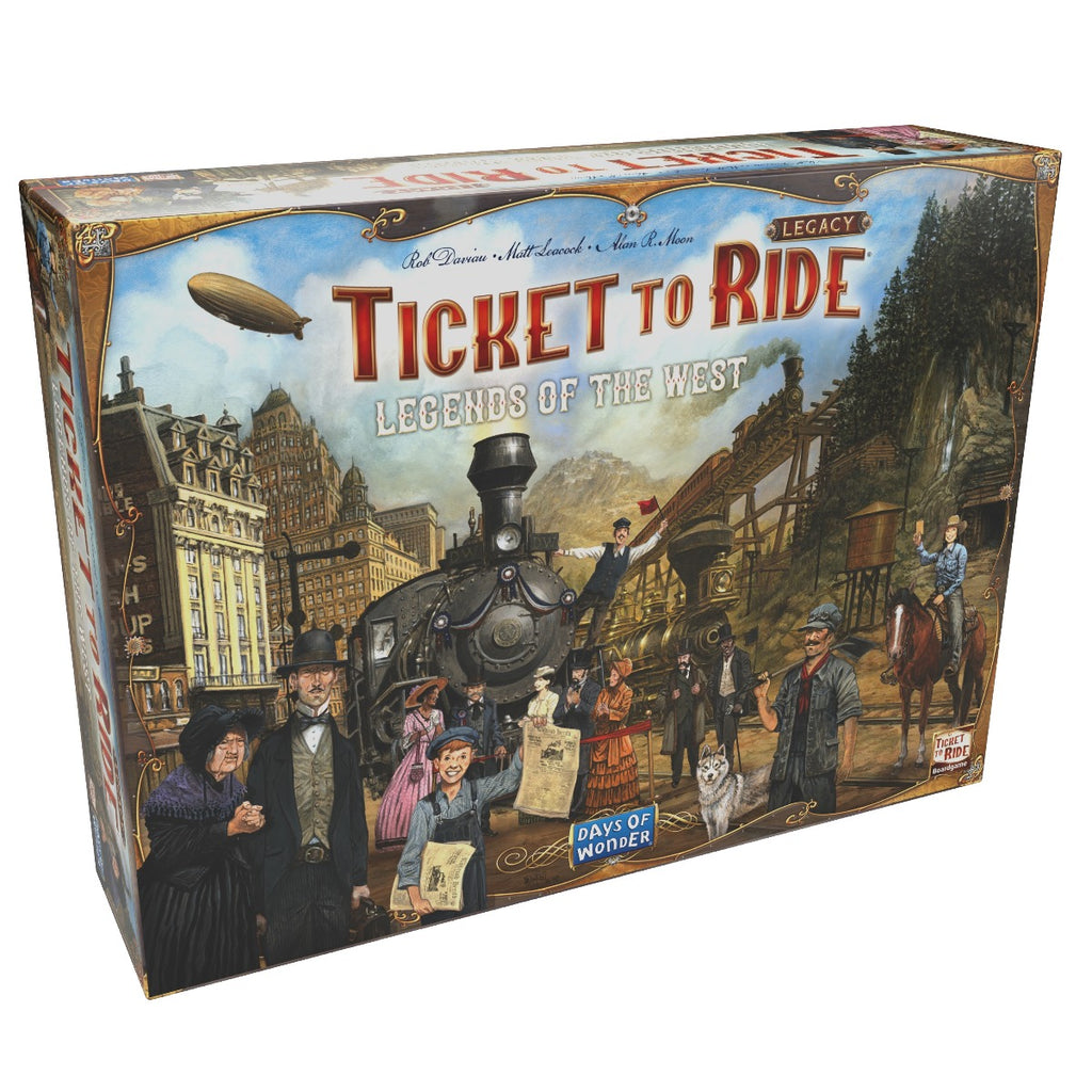 JOC DE SOCIETATE TICKET TO RIDE LEGACY LEGENDS OF THE WEST, LIMBA ENGLEZA - DAYS OF WONDER (720036) - Libelula Vesela - Jucarii
