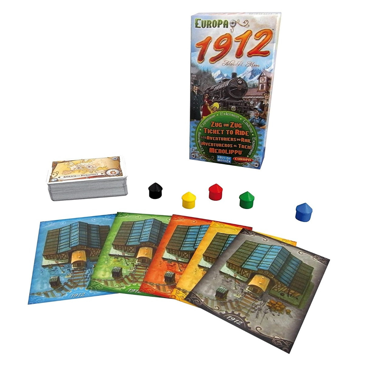 JOC DE SOCIETATE TICKET TO RIDE EUROPE 1912, LIMBA ENGLEZA - DAYS OF WONDER (729811) - Libelula Vesela - Jucarii