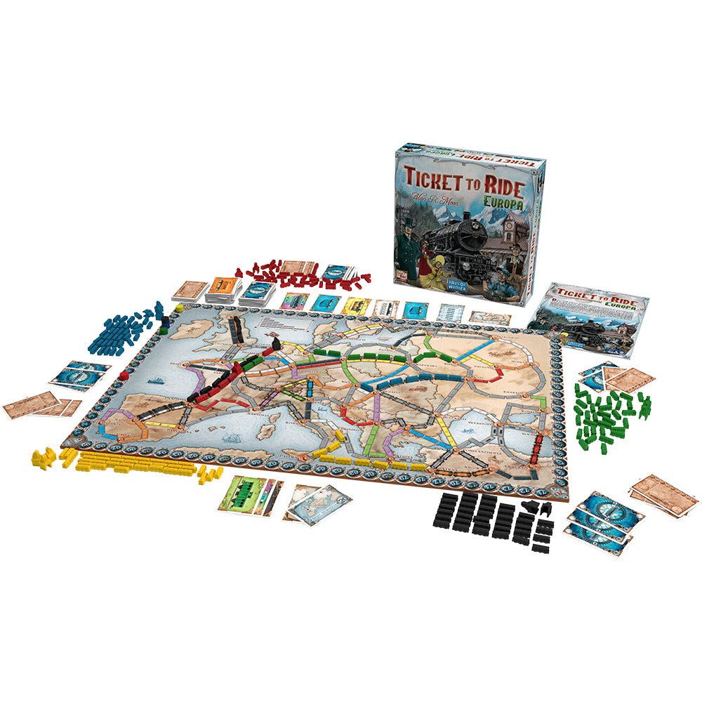 JOC DE SOCIETATE TICKET TO RIDE EUROPA - DAYS OF WONDER (721802) - Libelula Vesela - Jucarii