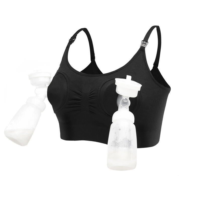 SUTIEN 2 IN1 - ALAPTARE SI SUSTINERE POMPA SAN  (NEGRU) - BUFNITEL BEBE (BUF002) Libelula Vesela Puericultura