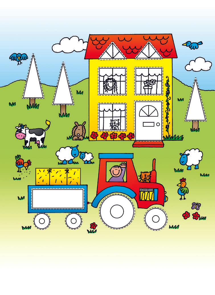 CARTE DE COLORAT - CULORI, FORME SI DIMENSIUNI - GALT (L3124F) - Libelula Vesela - Jucarii