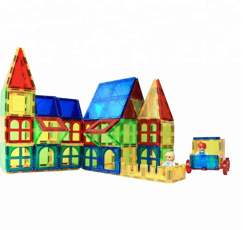 SET DE CONSTRUCTIE MAGNETIC - 112 PIESE - MAGPLAYER (MPL-112) - Libelula Vesela - Jucarii