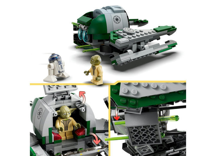 JEDI STARFIGHTER AL LUI YODA - LEGO STAR WARS - LEGO (75360) - Libelula Vesela - Jucarii