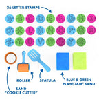 SET NISIP KINETIC PRAJITURELE ABC - PLAYFOAM™ - EDUCATIONAL INSIGHTS (EI-2233) - Libelula Vesela - Jucarii