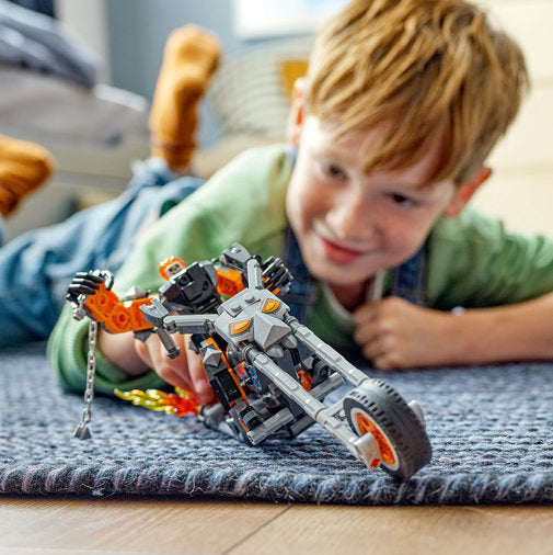ROBOT SI MOTOCICLETA GHOST RIDER - LEGO MARVEL SUPER HEROES - LEGO (76245) - Libelula Vesela - Jucarii