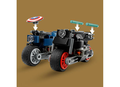 MOTOCICLETELE LUI BLACK WIDOW SI CAPTAIN AMERICA - LEGO MARVEL SUPER HEROES - LEGO (76260)