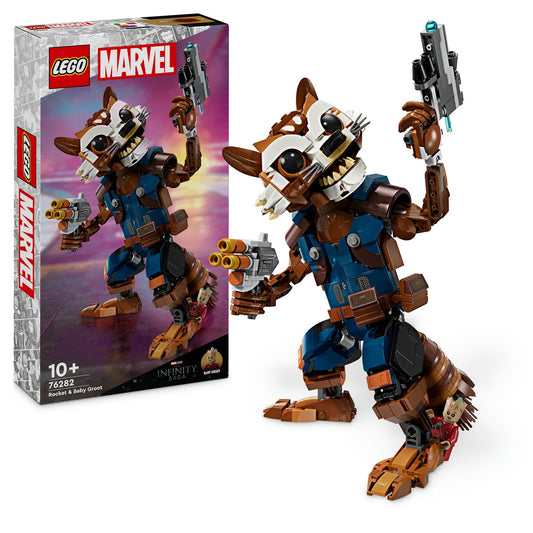 ROCKET SI BEBELUSUL GROOT - LEGO MARVEL SUPER HEROES - LEGO (76282)