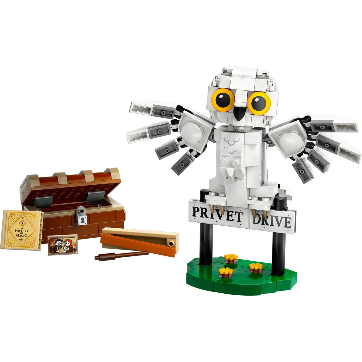 HEDWIG PE PRIVET DRIVE NR. 4 - LEGO HARRY POTTER - LEGO (76425) - Libelula Vesela - Jucarii