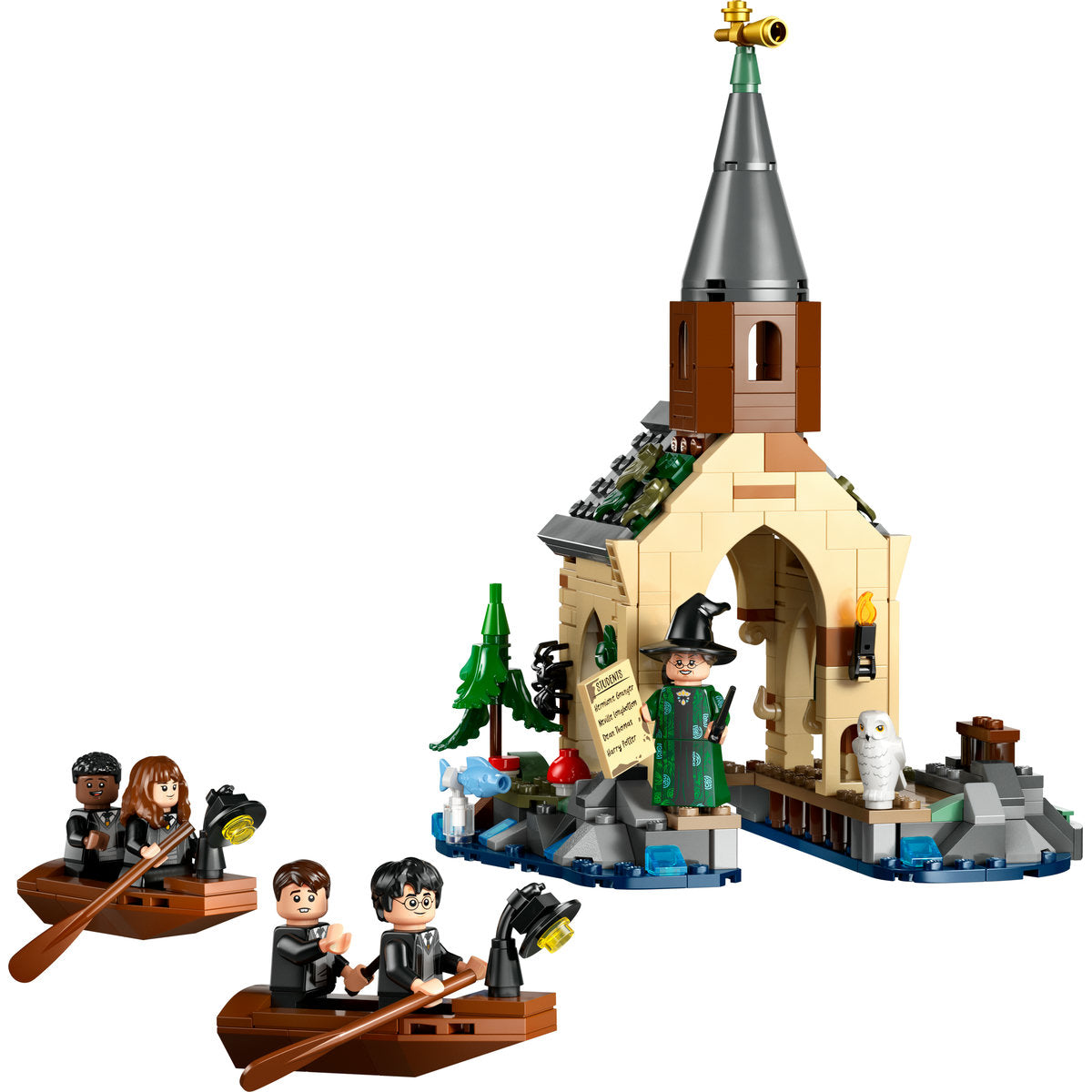 HANGAR PENTRU BARCI LA CASTELUL HOGWARTS - LEGO HARRY POTTER - LEGO (76426) - Libelula Vesela - Jucarii