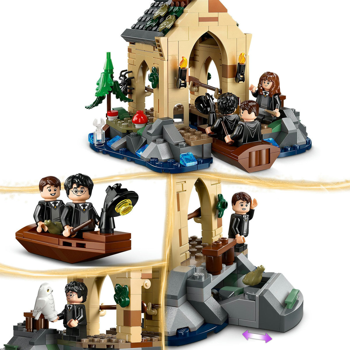 HANGAR PENTRU BARCI LA CASTELUL HOGWARTS - LEGO HARRY POTTER - LEGO (76426)