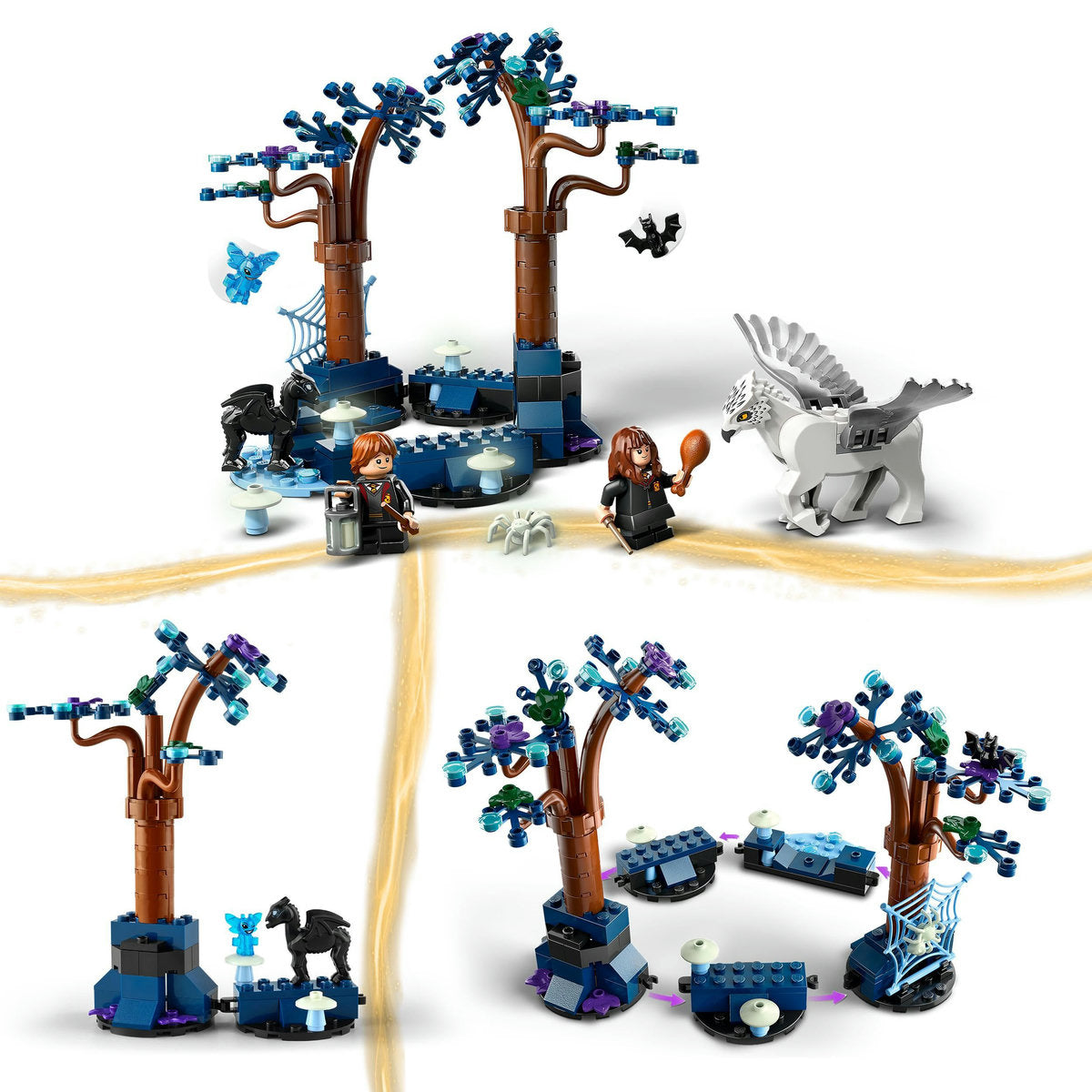 PADUREA INTERZISA: CREATURI MAGICE - LEGO HARRY POTTER - LEGO (76432)