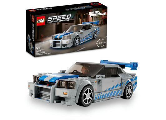 NISSAN SKYLINE GT-R (R34) 2 FAST 2 FURIOUS - LEGO SPEED CHAMPIONS (76917)
