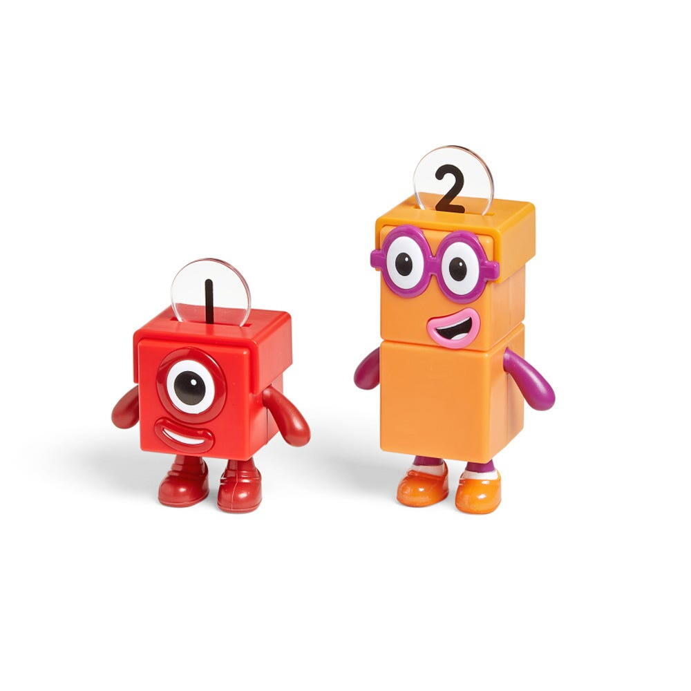 SET FIGURINE NUMBERBLOCKS - AVENTURI PE BICICLETA CU UNU & DOI - HAND2MIND (HM95354-UK) - Libelula Vesela - Jucarii