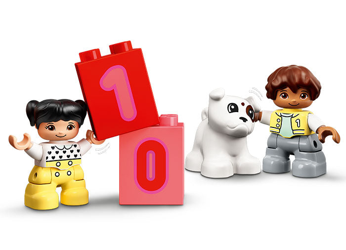 TRENUL CU NUMERE – INVATAM SA NUMARAM - LEGO DUPLO - LEGO (10954) - Libelula Vesela - Jucarii